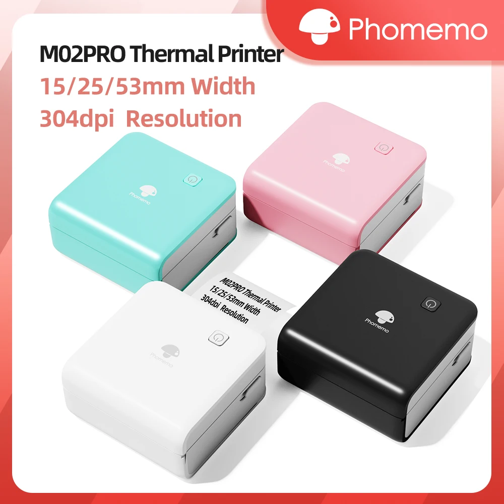 Phomemo M02Pro Mini Portable P - Commercial Photo Printer 评论和价格