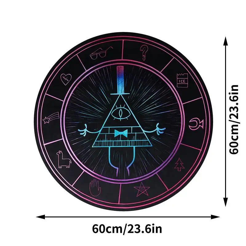 60/80/100cm Anti-Slip Round Cu - Commercial Fabric Printing 评论和价格