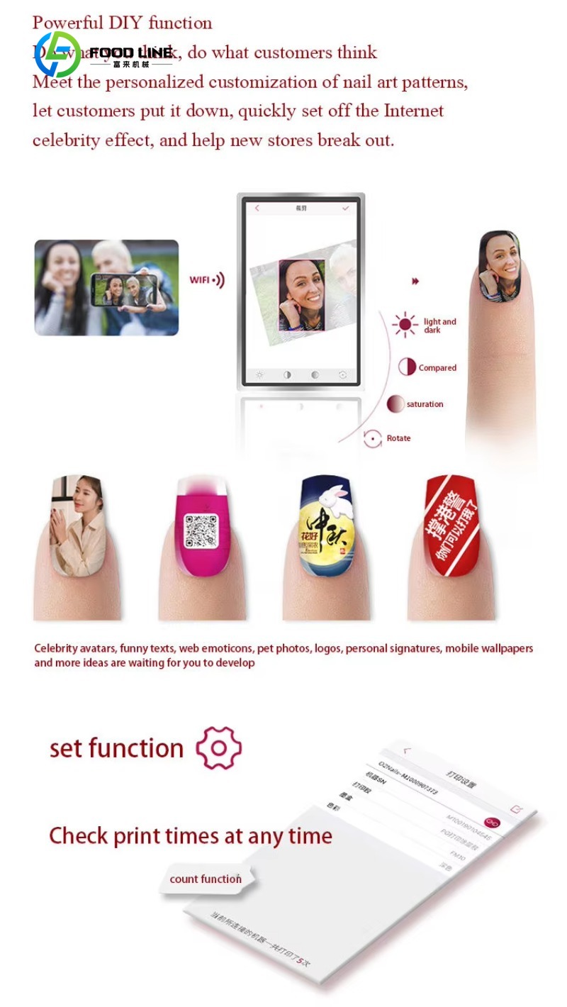 Customized All-in-One 3D Digit - Commercial Nail Printing Machine 评论和价格