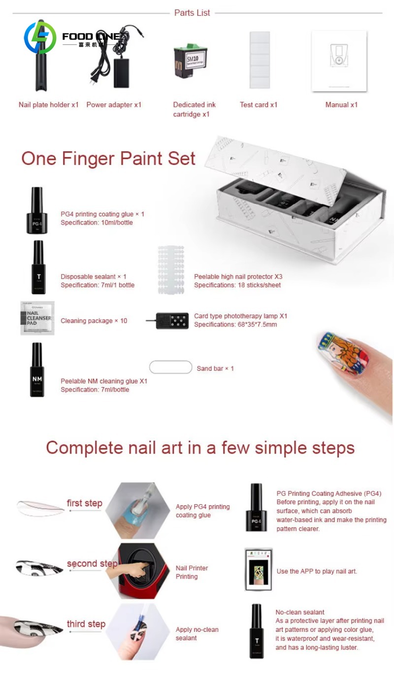 Customized All-in-One 3D Digit - Commercial Nail Printing Machine 评论和价格