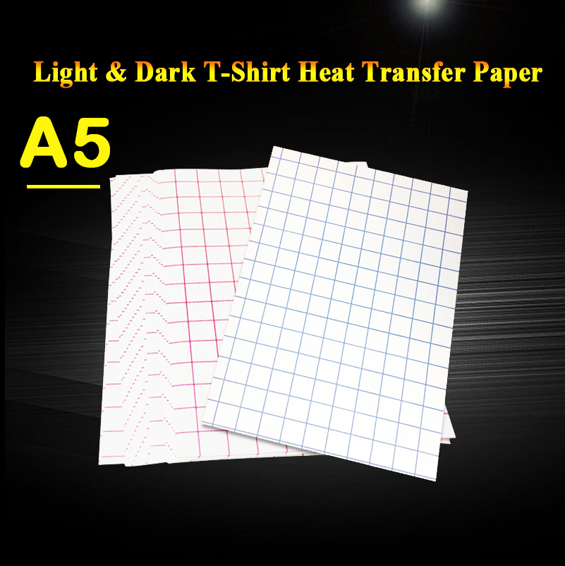 20 Sheets Inkjet Heat Transfer - White Toner Transfer Paper 评论和价格